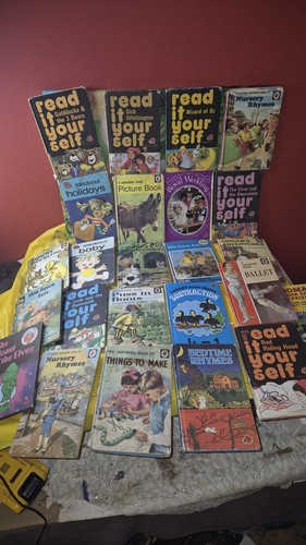 Job lot rare ladybird - rare, books