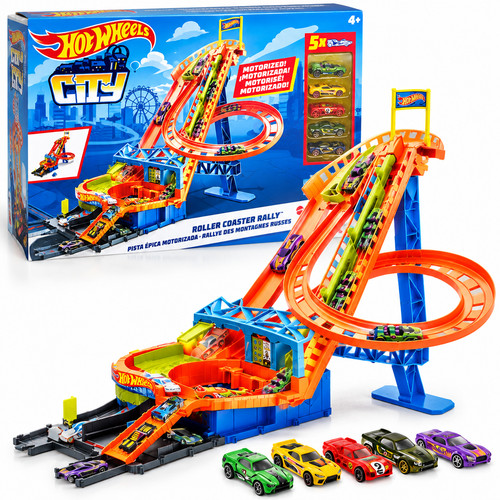Hot wheels city roller coaster - hot,