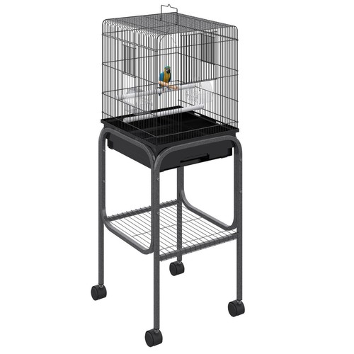 Metal indoor bird cage - metal, parrot