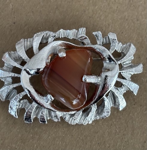 Vintage 1970s brooch signed - 1970s,