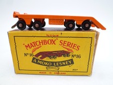 VINTAGE MATCHBOX LESNEY No.16b ATLANTIC TRAILER IN ORIGINAL BOX 1960