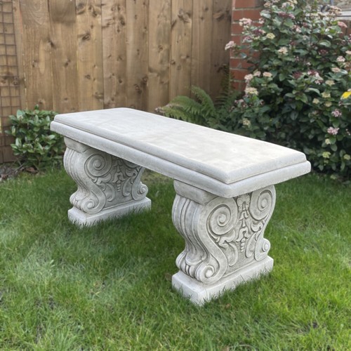 Large straight garden - large, bench