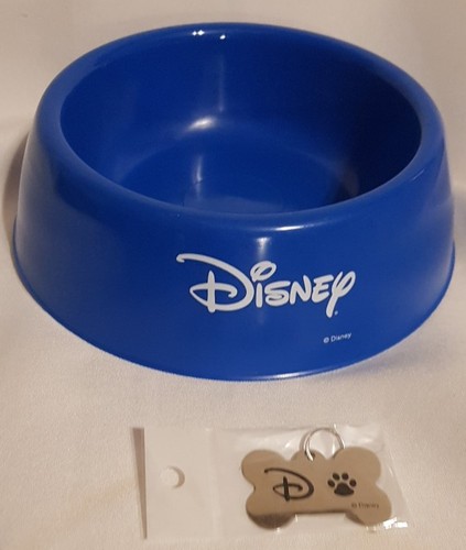 Disney small dog bowl blue - disney,