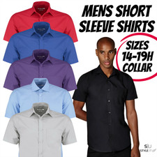 Mens Short Sleeve Shirt Oxford