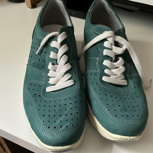 Moshulu teal suede - teal, casual