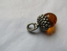 Acorn Pendant  Sterling Silver