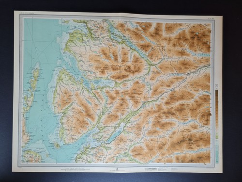 Antique 1912 map strome - antique,