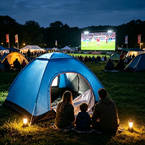 Man automatic pop tent - automatic, up