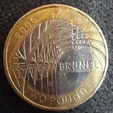 Brunel 2 pound coin 2006