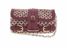 Jimmy Choo Burgundy Silk