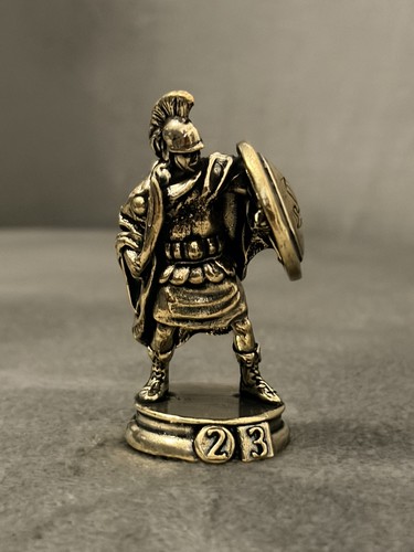 Solid brass greek - brass, warrior