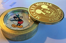 Mickey Mouse Seiko Quartz Travel Alarm Clock