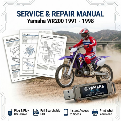 Yamaha wr200 1992 1993 - yamaha,