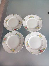  Royal Doulton MINDEN D 5334 SET OF 4 SUPPER/ STARTER / DESSERT  PLATES 8.5" VGC