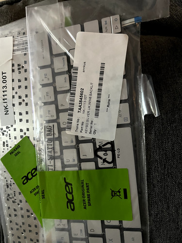 Acer aspire 391 - s7-391, keyboard