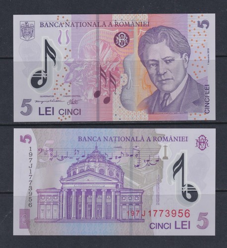 Romania 2018 lei unc - romania,