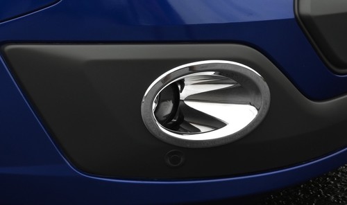 Chrome fog light lamp trim - lamp,