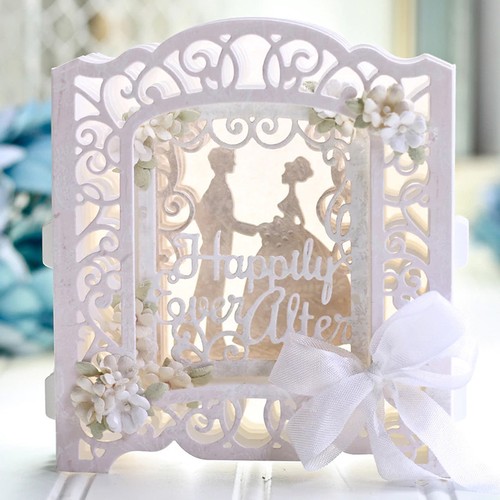 Wedding frame metal cutting - wedding,