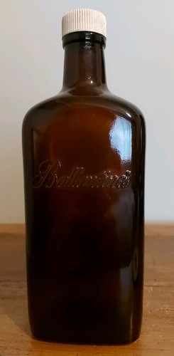 Ballantines whiskey bottle - ballantines,