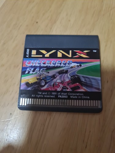 Checkered flag atari - atari, lynx