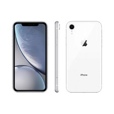 Apple iPhone XR - 64GB - Unlocked - White - Cracked Back Glass