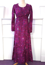 Vtg 1970s Vivien Smith Purple