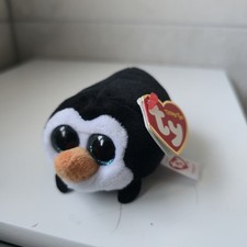Ty Teeny Tys - Pocket the Penguin- Soft Plush Beanie with Tags - 3/4"