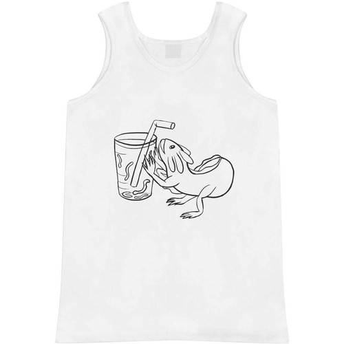 Axolotl drinking line - drinking, art'