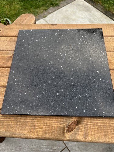 Sparkling black granite floor - black,