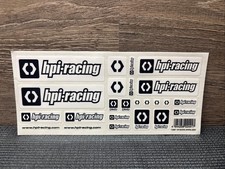Hpi Racing Sticker Sheet White