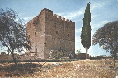 Vintage kolossi castle cyprus - kolossi,