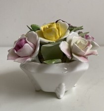 Royal Doulton Flower Posy in Footed Bowl 8.5cm high