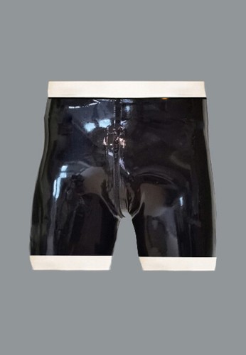 Rubber latex boxer shorts - latex,