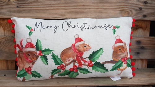 Christmas cushion merry - christmas,