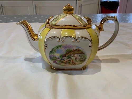 Vintage sadler cube teapot - cube,
