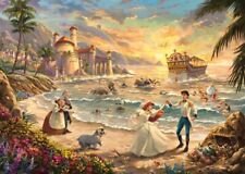Thomas Kinkade Disney  Little Mermaid Celebration of Love Jigsaw Puzzle 1000 Pcs