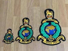 Royal Marines Commando - Embroidered - Sew On Biker LARGE / XL BACK Patch /Badge