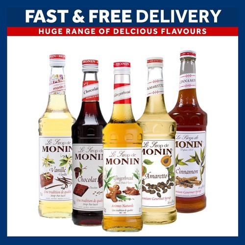 Monin coffee syrups - syrups, 70cl