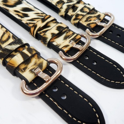 Leopard print watch strap - watch,