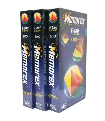 Memorex shq e180 vhs - memorex, 3