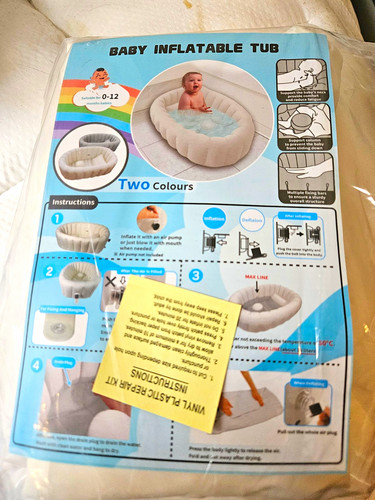 Baby inflatable travel bath - baby,
