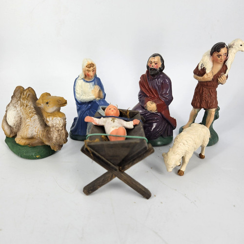 Vint italy nativity figurines - vint,