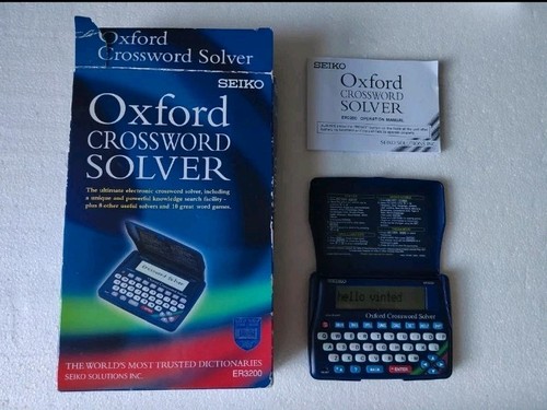 Seiko er3200 oxford - seiko, crossword