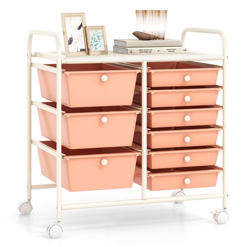 Drawer rolling storage cart - 9,