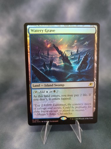 Watery grave edge - grave, of