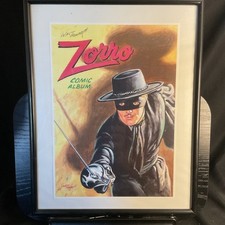 Zorro Comic Album Framed Cover