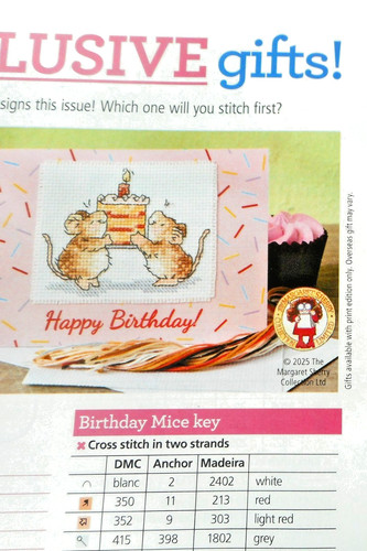 Birthday mice with cake - mice,