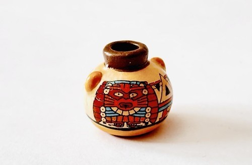 Inca art tiny face mask - art,