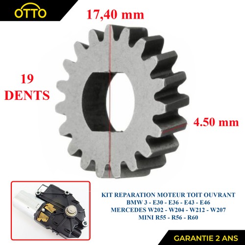 Motor gear sunroof for mini - gear,