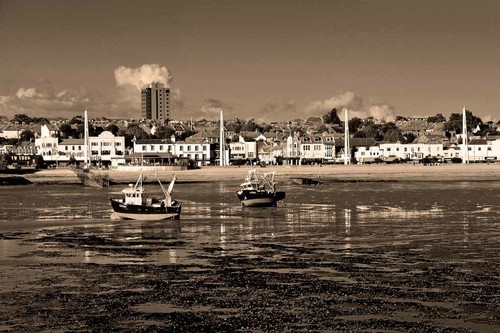 Fishing boats southend sea - fishing, on